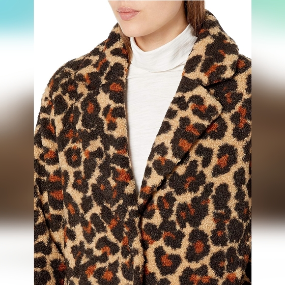 Women's Teddy Bear Fleece Oversized-Fit Lapel Jacket - Picture 3 of 6